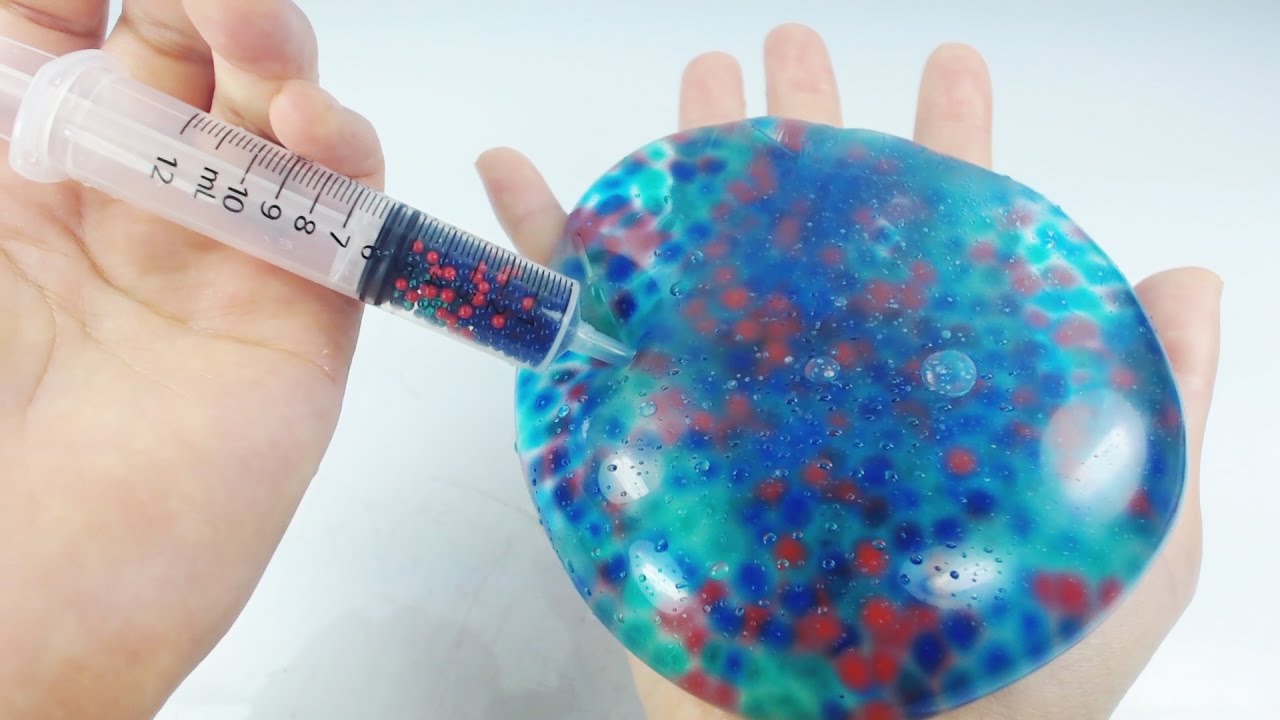 Colorful Bubble Orbeez Slime Balloons DIY