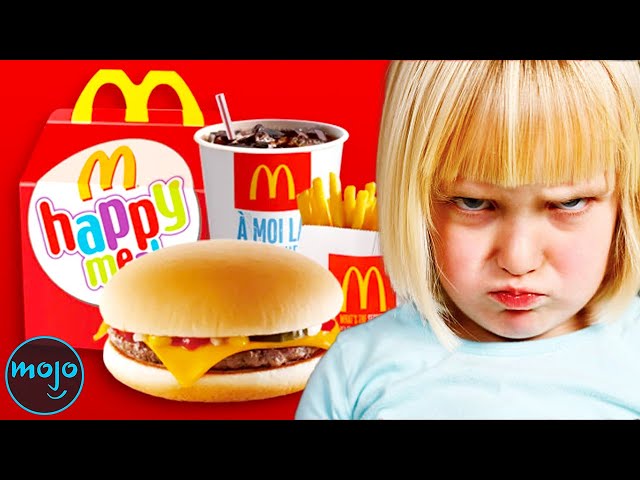 Top 10 Most UNHEALTHY Fast Food Kids Meals class=