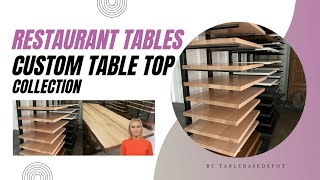Luxurious Restaurant Table Tops for the Ultimate Dining Experience