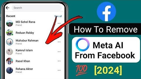 How to Remove Meta Ai From Facebook. New Update 2024