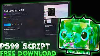 Pet Simulator 99 Script 2026 Free | OP Keyless GUI Roblox (Working PC)