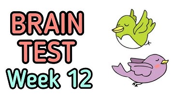 Brain Test: Tricky Puzzles WEEK 12 - CATCH 5 BIRDS FLYING TOWARDS RIGHT.
