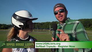 UQA Youth Association Softball - Tryouts Notice and Knockout Fun