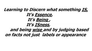 Essence versus Appearance John 7 24