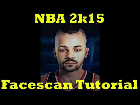 NBA 2K15 Face Scan Tutorial (PS4)