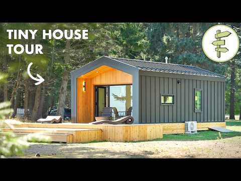Beautiful Tiny House Built with The Most Durable Steel Frame – Better Than Wood? – FULL TOUR