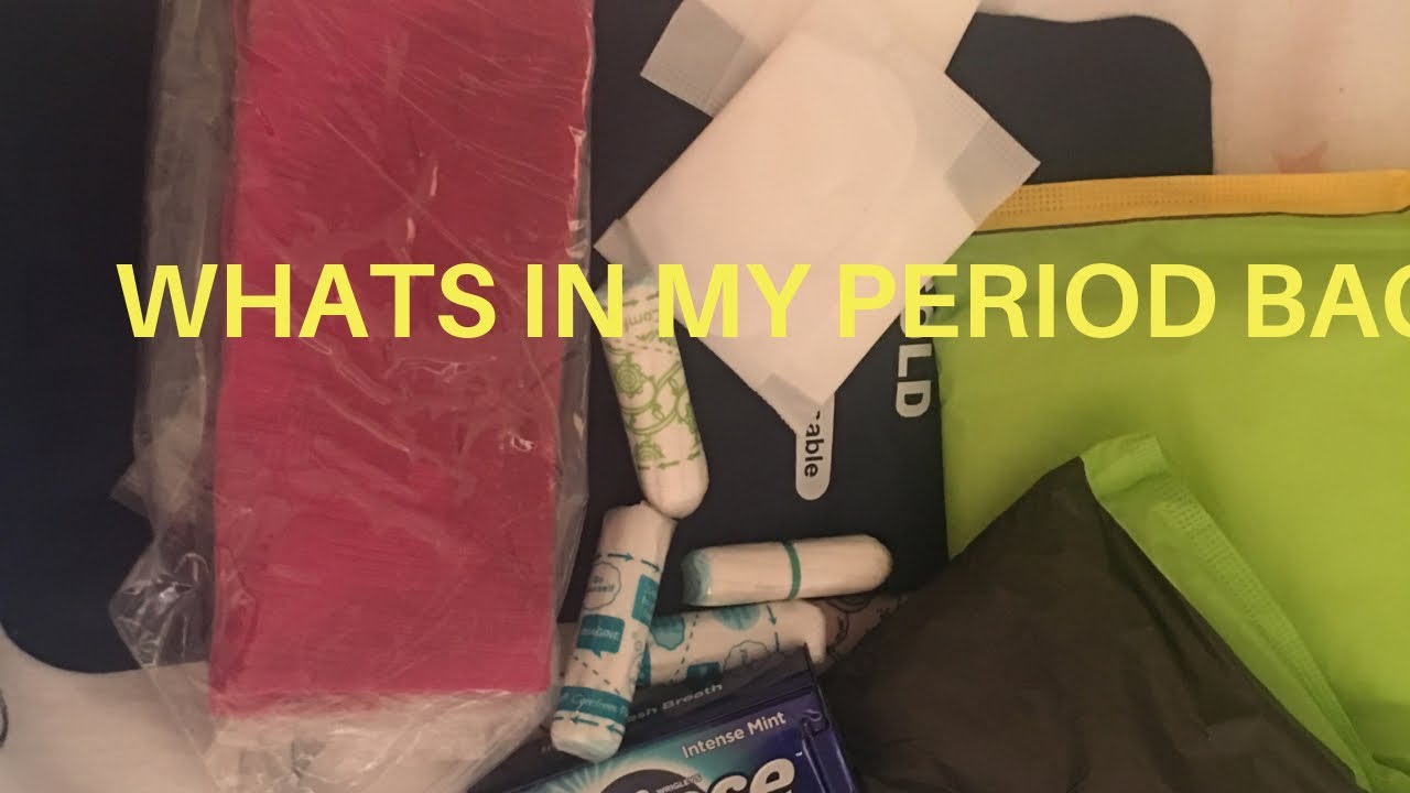 whats in my period bag endometriosis edition YouTube