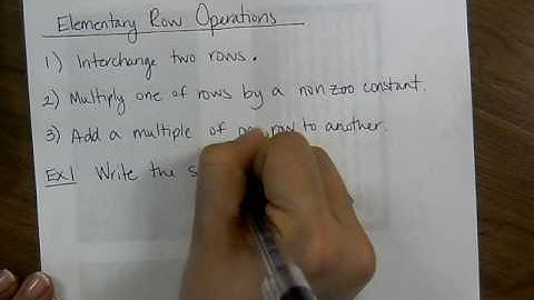 7.4 Matrices and Systems