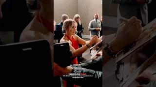 Kate Winslet Attends An Event And Sweetly Hands Out Autographs To Fans.