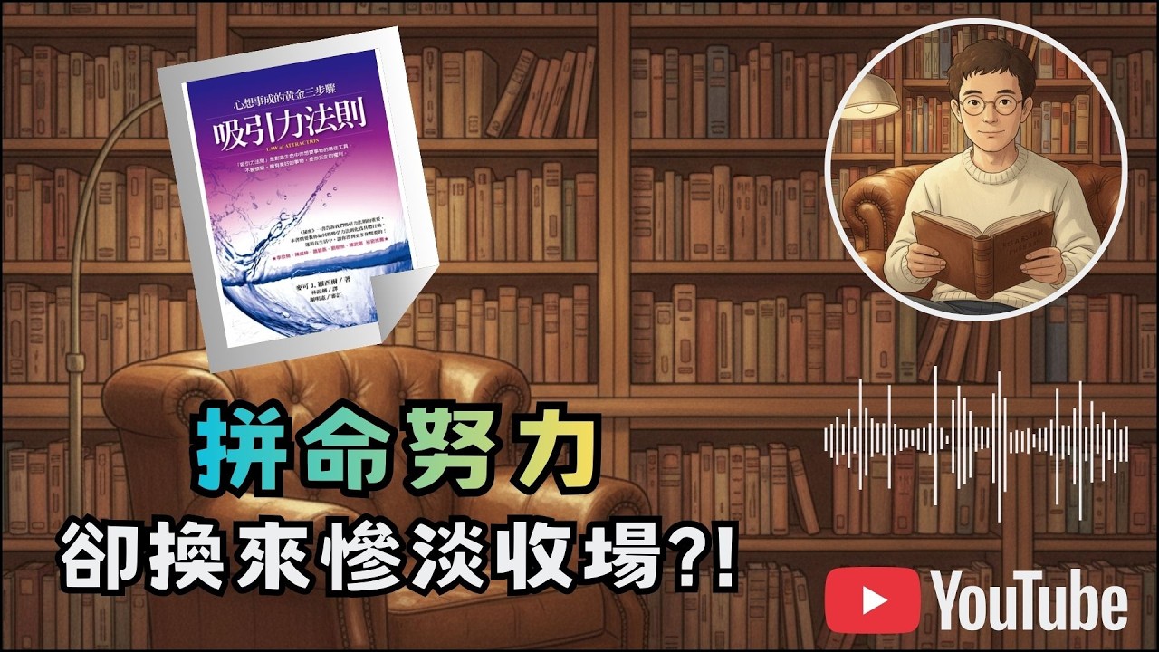 導讀《吸引力法則：心想事成的黃金三步驟》2# 拼命努力卻換來慘淡收場？