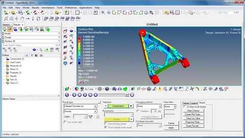 OptiStruct Optimization - Topology Optimization of a Control Arm with Manufacturing Constraints