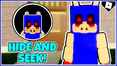 How to get "HIDE AND SEEK!" BADGE + SONIC.EXE MORPH/SKIN in PIGGY RP [W.I.P] [REMAKE]! - ROBLOX