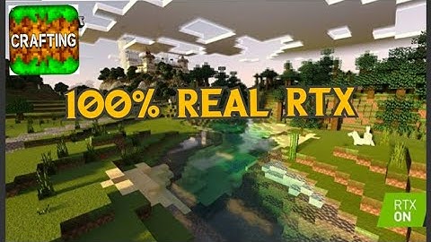 100% real RTX graphics for CRAFTING AND BUILDING 😍😍
