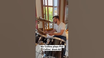 Thumbnail of “In The Air Tonight” on Phil Collins’ drum kit #shorts