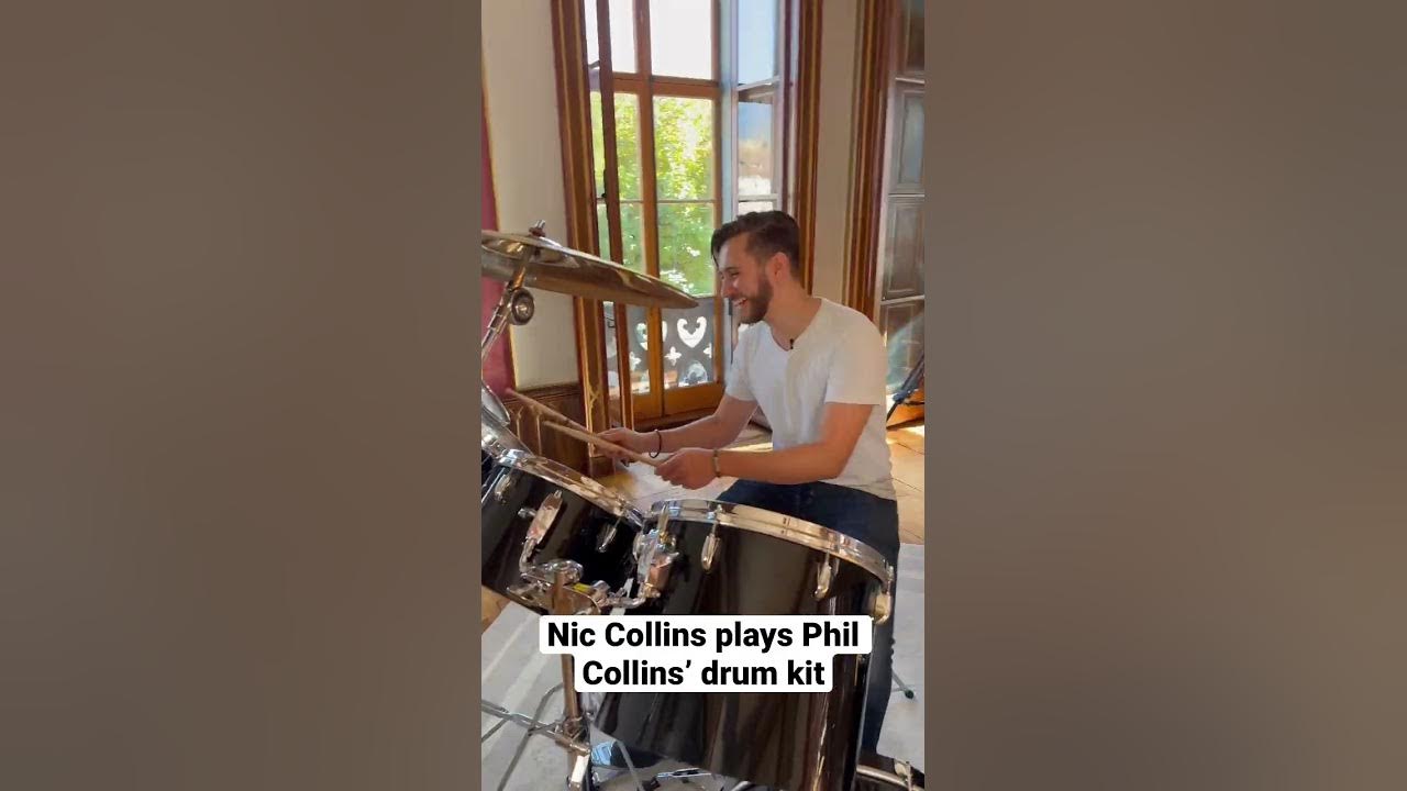“In The Air Tonight” on Phil Collins’ drum kit #shorts