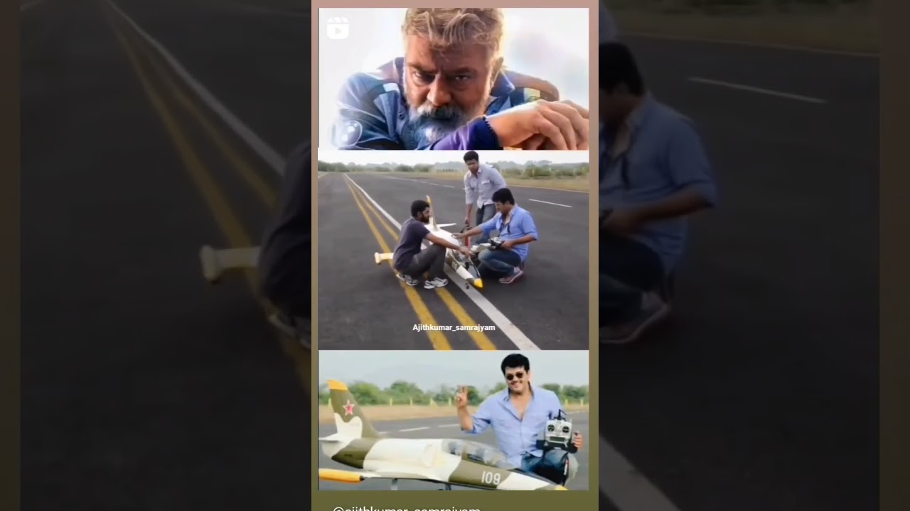 Ajithkumar the only actor having licence of flight ✈️ 🛫