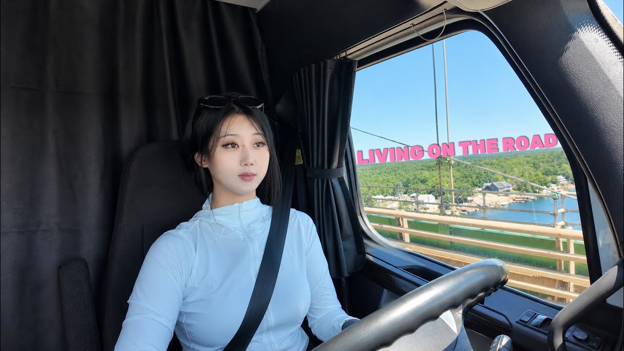 Solo卡车女司机跨境运输| 一周美国东部之旅备餐+生活日常 | Female Truck Driver| Living Alone On The Road| Vlog44