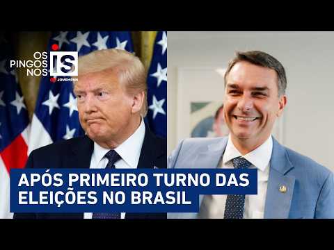 Trump calls Flávio Bolsonaro's presidential election result an "incredible victory"