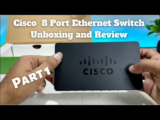 Cisco 8-Port Ethernet Switch Unboxing and Review | Cisco SF95D-08-IN 8-Port 10/100 Switch 2022