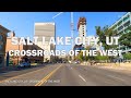 Salt Lake City, UT - Driving Downtown 4K