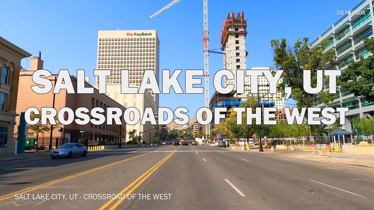 Salt Lake City, UT Driving Downtown 4K YouTube
