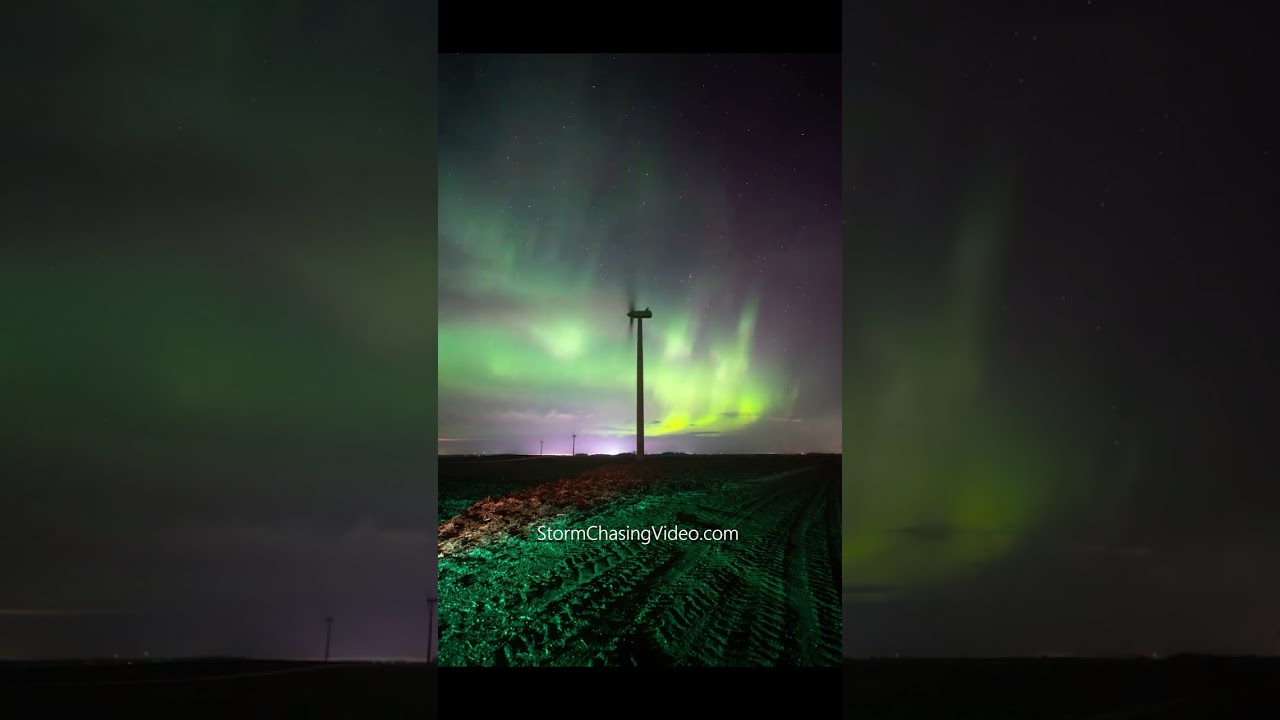 Aurora #Shorts The Aurora Borealis Near Sauk Centre, MN