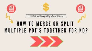 How To Create & Merge a Welcome Page to the start of your Lined Journals | Merging 2 PDF's on KDP ⚡️