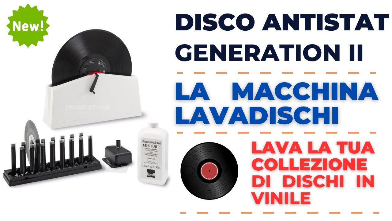 Macchina Lavadischi Knosti Disco Antistat Generation II: lava la tua  collezione di vinili 