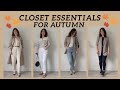 Wardrobe essentials for Autumn | Sezane, Everlane, ARKET, The Curated, Zara