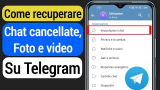 Come recuperare messaggi, chat, immagini e video di Telegram cancellati (2023) | Telegram