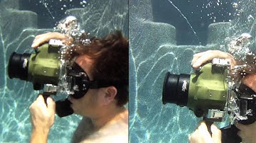 BlurFix Flat Lens VS Stock Curve Lens Under Water - GoPro Tip #237 | MicBergsma