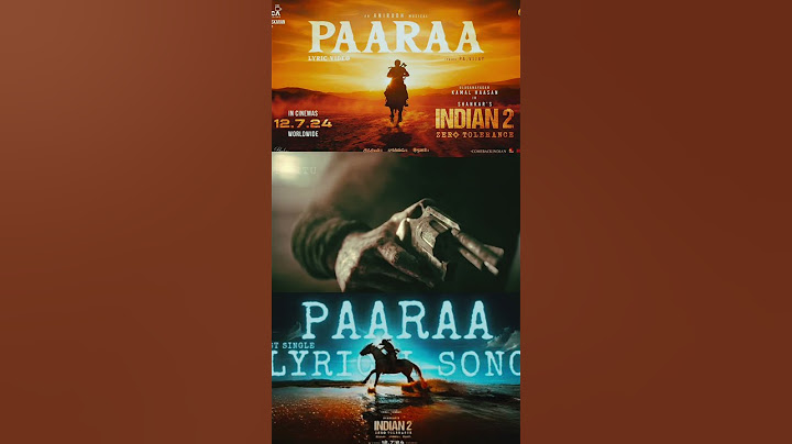 Indian 2 - Paaraa Lyric Video | Kamal Haasan | Shankar | Anirudh | Subaskaran | Lyca