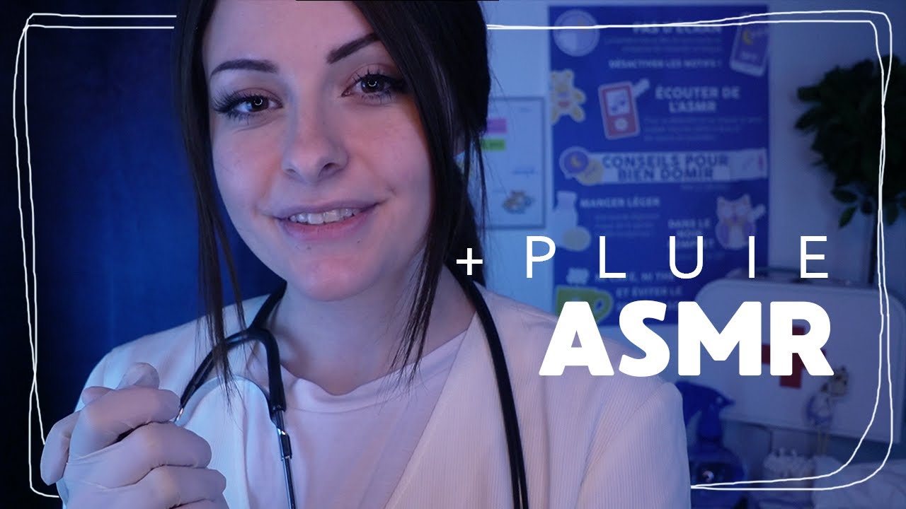 🌧️DR. KALI👩‍⚕️ Examen médical relaxant 😌🔵 (ASMR Français)
