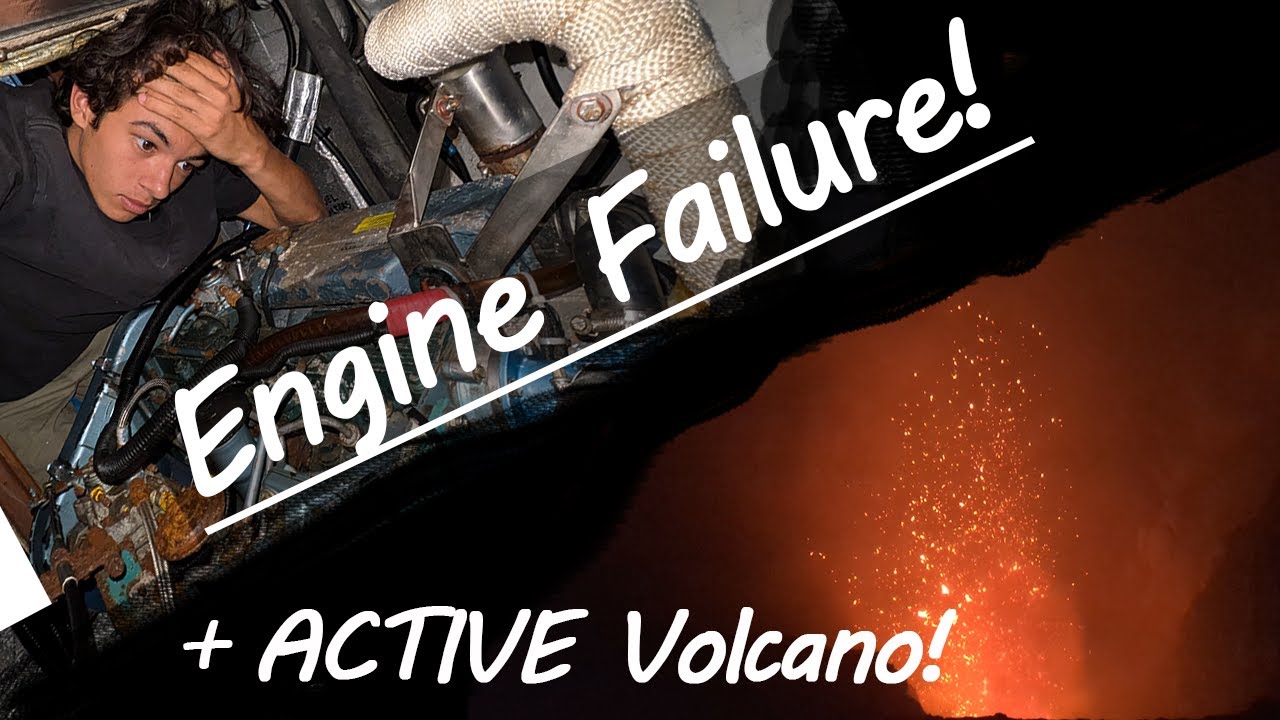 Sailing from New Caledonia to Vanuatu! | ENGINE FAILURES and VOLCANO!
