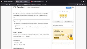 Fill Candies Problem Code: FILLCANDIES