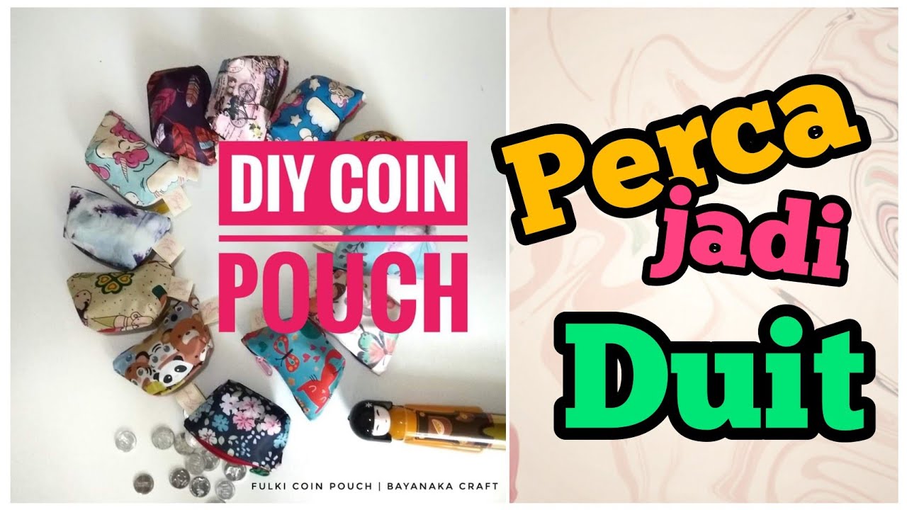 DIY COIN POUCH // HOW TO MAKE COIN POUCH // MEMBUAT DOMPET KOIN