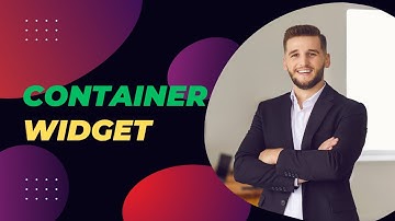 Container widget  | flutter development course 2024