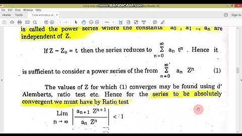 Circle and radius of convergence//Complex analysis//M.Adnan Anwar