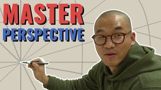 Understand Perspective Drawing like Kim Jung Gi