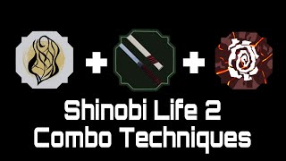 Shinobi Life 2 Combo Techniques part 13 [Fume + Dio Senko Blade + Magma]