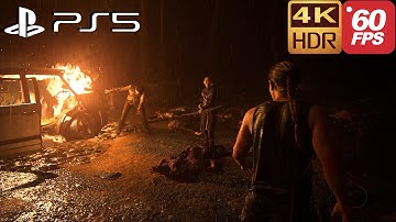 Abby, Lev And Yara Escape Through The Forest Gameplay | The Last Of Us Part 2 PS5 60FPS 4K HDR