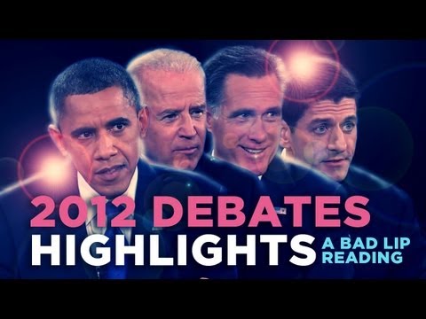 "2012 Debates Highlights" — A Bad Lip Reading of the 2012 US Presidential Debates