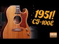 1951 Gibson CF-100E in Very RARE Natural Finish | CME Vintage Demos