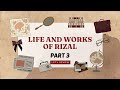 LET REVIEW: LIFE AND WORKS OF RIZAL (PART 3)