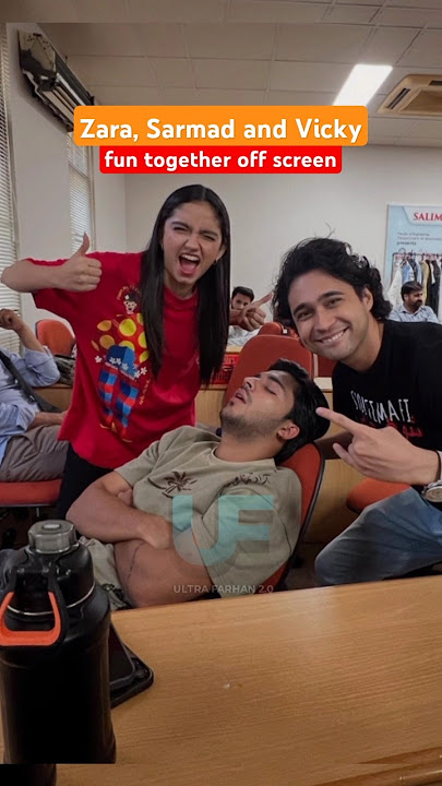 Zara, Sarmad and Vicky fun | Judwaa drama Episode 32 33 34 bts #ainaasif #judwaa #pakistanidrama