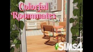 Colorful University Roommates Apartment || The Sims 4 || Speed Build