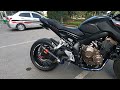 Honda CB650F Akrapovic Racing Line Exhaust With Titanium Pipe | Test Sound & Walk Around