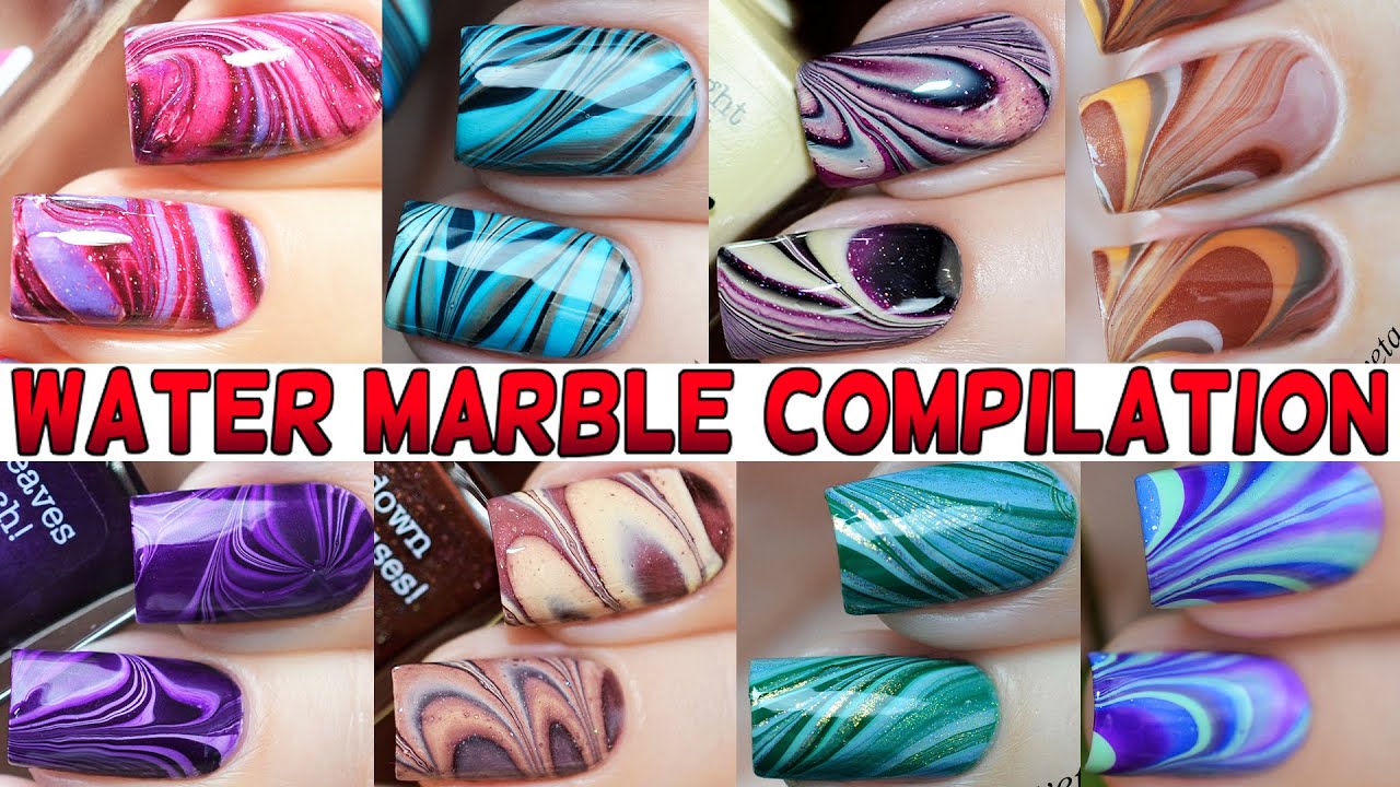 Water Marble Nail Art Designs for Every Occasion - wide 1