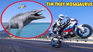 GTA 5 Đi Tìm Sự Thật Về Thằn Lằn Biển Khổng Lồ MOSASAURUS Bằng Siêu Mô tô BMW S1000R Cá Mập Lên Bờ