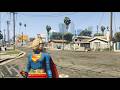 Grand Theft Auto V: Grove Street thugs picked a fight with Supergirl. Bad choice